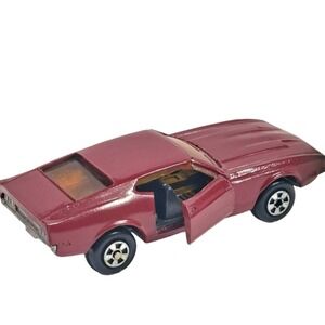 ERTL Burgundy Ford Mustang‎ Mach 1 Die-Cast W/Opening Doors